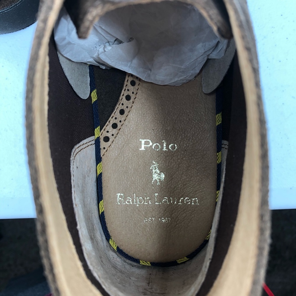 Polo Ralph Lauren Talan Chukka Brown Suede Boots - Picture 7 of 10